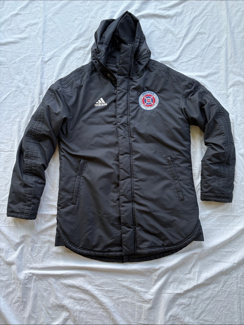 Adidas Winter Stadium Long Parka Indiana Fire Juniors club Men’s Medium Long